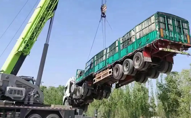 官渡区道路脱困救援案例